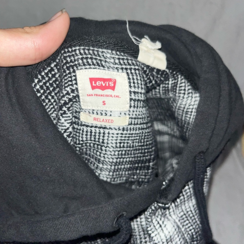 Levi's Black and White Shirt Jacket